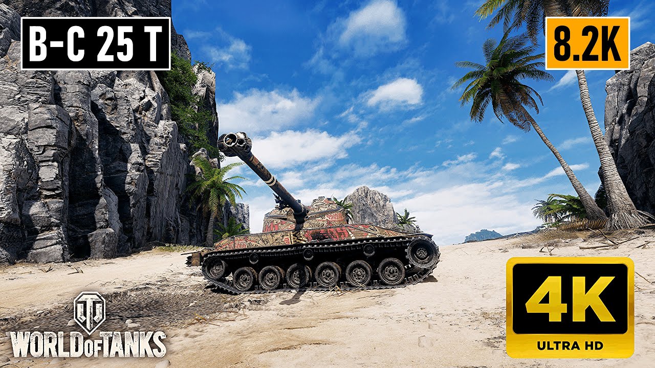 9 KILLS & 8.3K DMG! B-C 25 t 1v29 HARD CARRY - World of Tanks