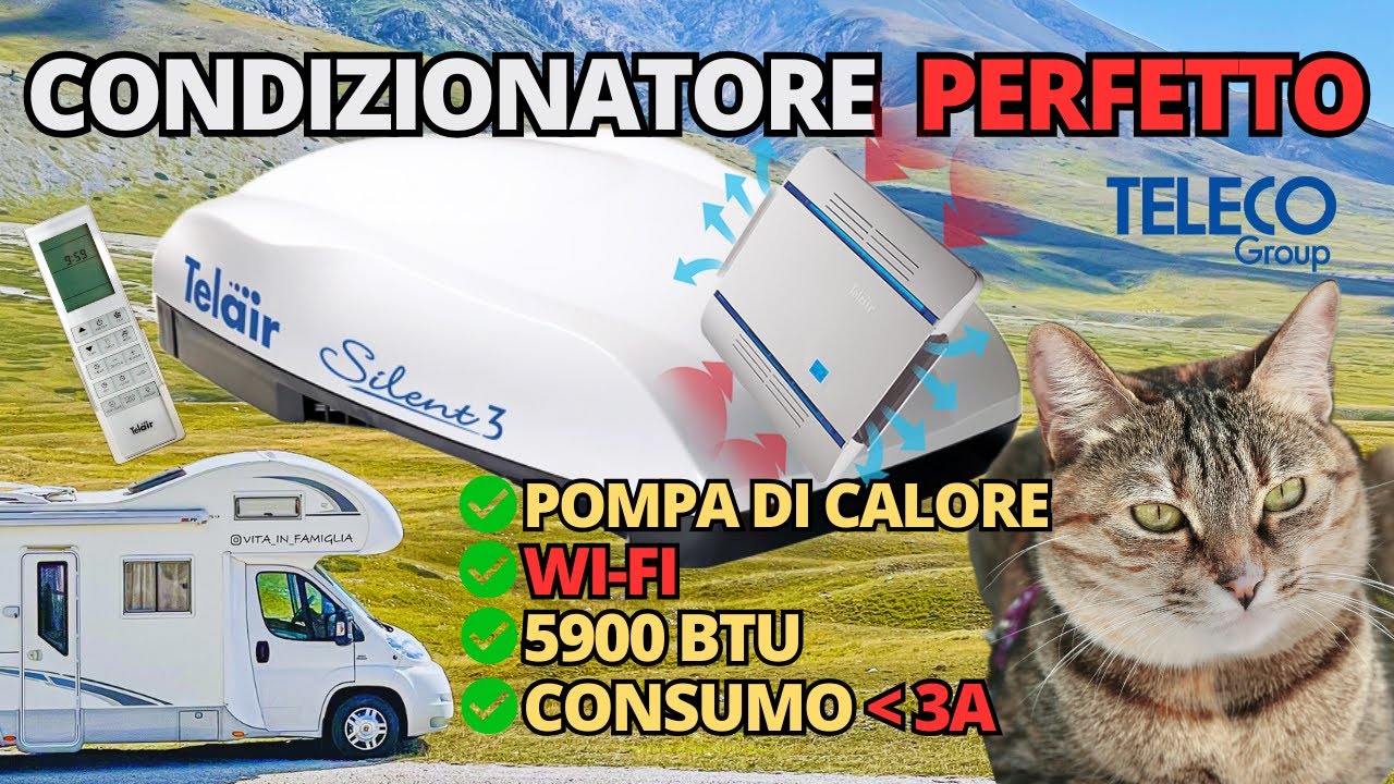 TELAIR Silent 3 5900H per CAMPER CARAVAN e VAN 🚐💙
