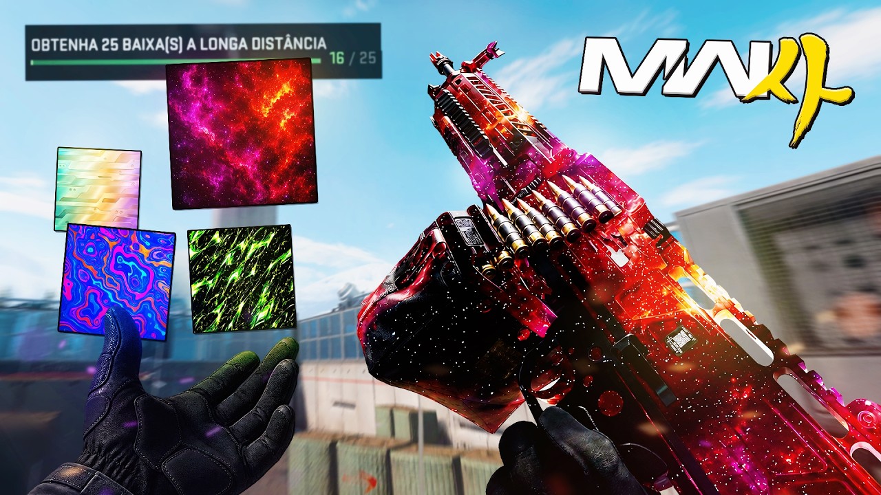 ESSAS S&Atilde;O TODAS AS CAMUFLAGENS do MW4 😍🔥 (nova dark matter?)