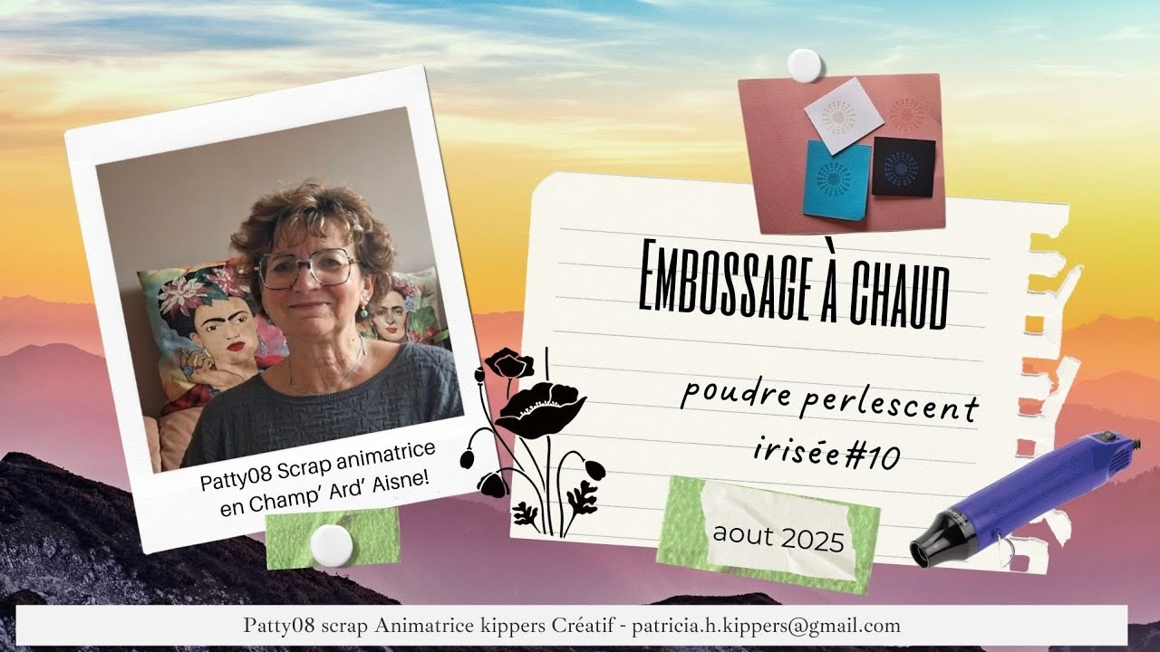 Embossage #10 : poudre perlescent effet wow