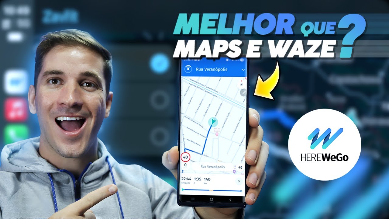GPS HERE WeGo - Como Configurar e Usar | Melhor que MAPS e WAZE?
