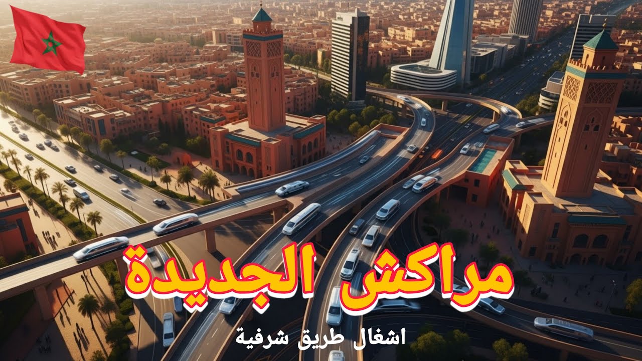مراكش في الموعد. انطلاق أشغال طريق شرفية لحل مشكلة از...