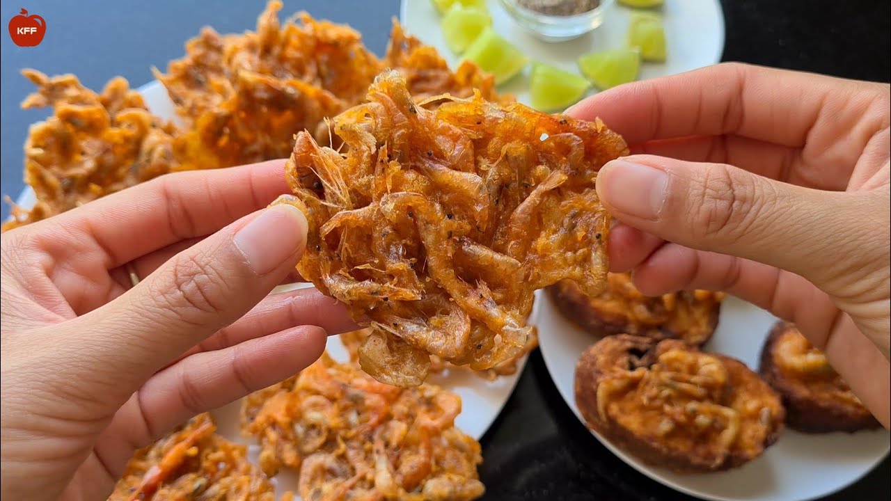 កំពឹសចៀនស្រួយពេញមួយថ្ងៃ || Crunchy Fried shrimps