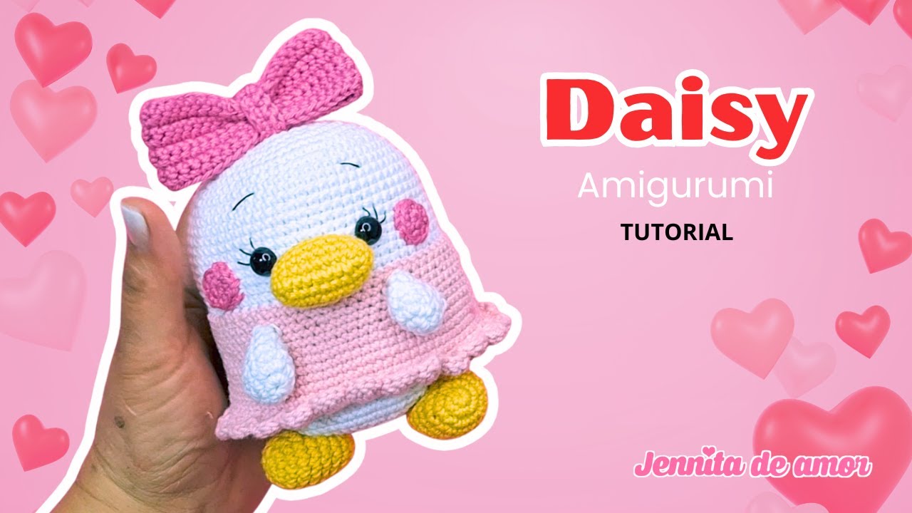 DAISY Ufufy Patrón en Video Español e Ingles- Amigurumi Tutorial
