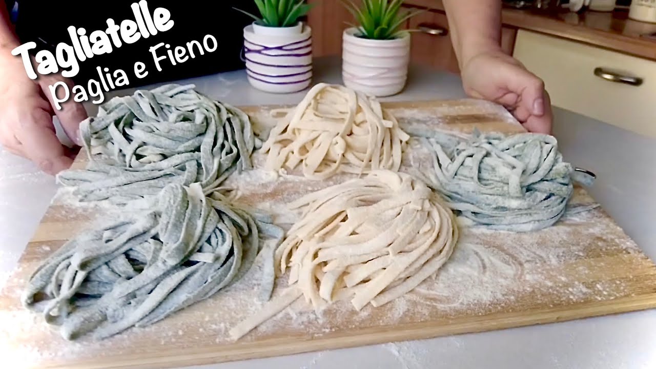 TAGLIATELLE Paglia e Fieno PASTA FATTA IN CASA 🍝 Italian pasta 🍝