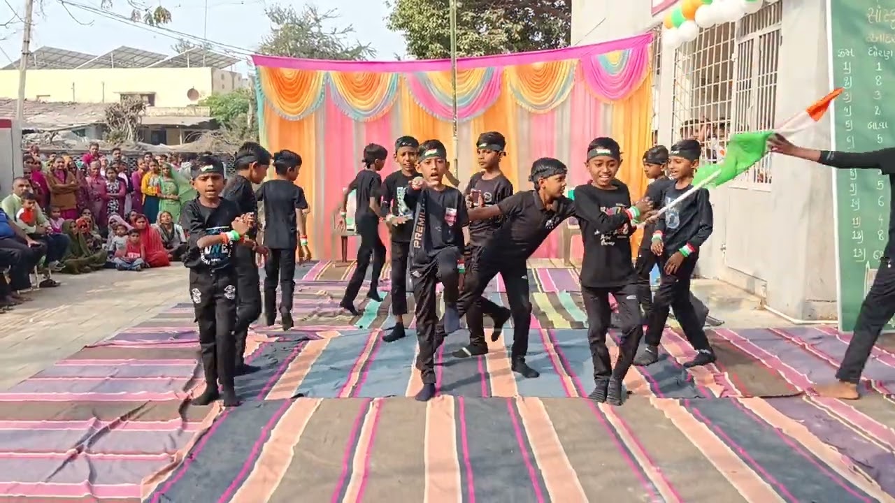 Republic day celebration std 5th dance