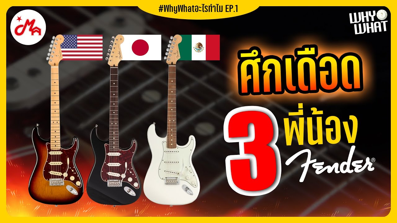 ศึกเดือด 3 พี่น้อง Fender #WhyWhatอะไรทำไม EP.1