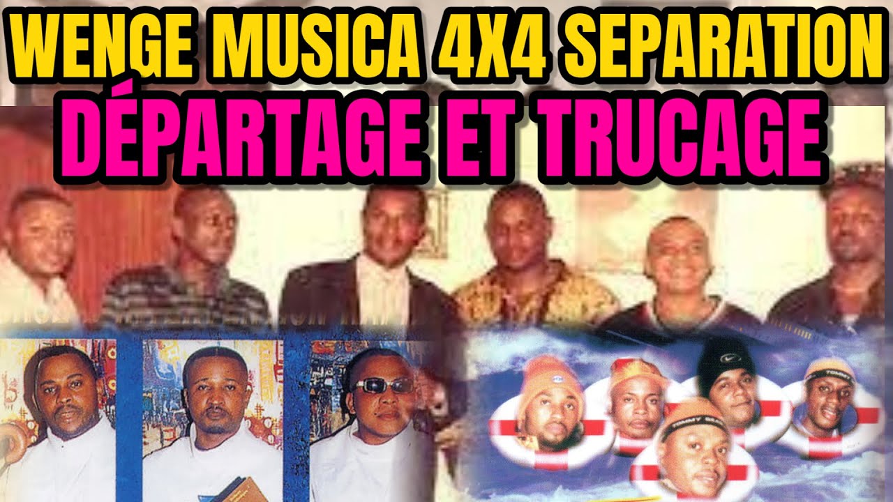 LE DEPARTAGE PAR GROUPE AU MOMENT DE LA SEPARATION, LES REVELATION FERRE GOLA, JB MPIANA ET WERRASON