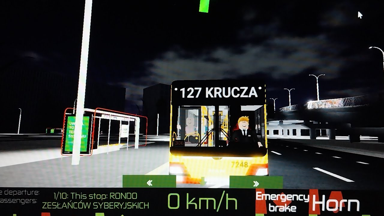 Linia 127 kierunek Krucza pojazd #7248 