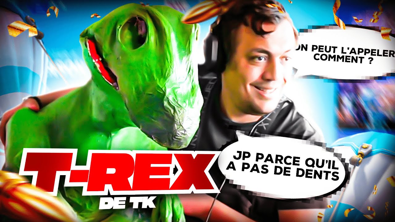 TK REÇOIT UN T-REX PAR LA POSTE 🦖 IL VEUT L'APPELER JP 😂 - BEST OF THEKAIRI78