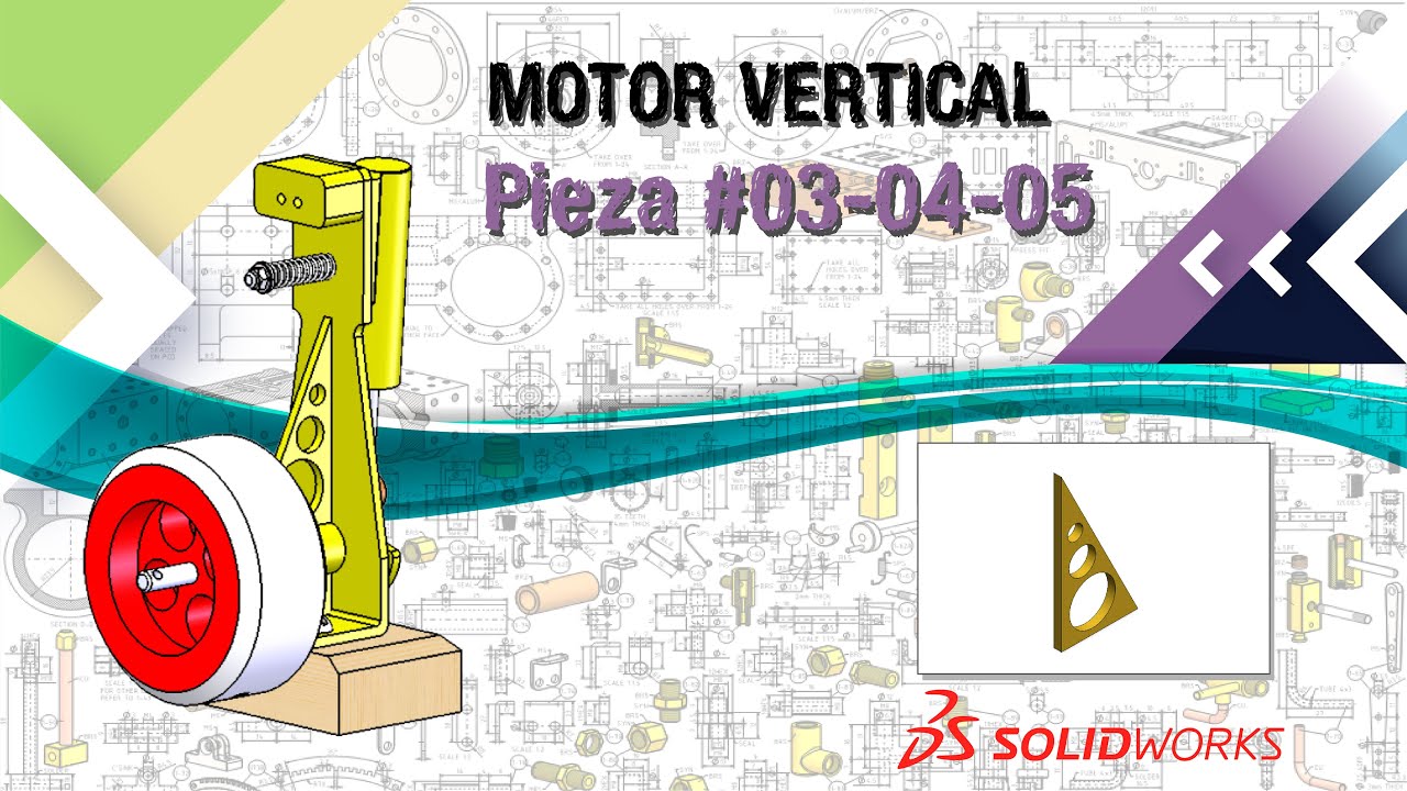 MOTOR VERTICAL DE VAPOR - PIEZA 03-04-05