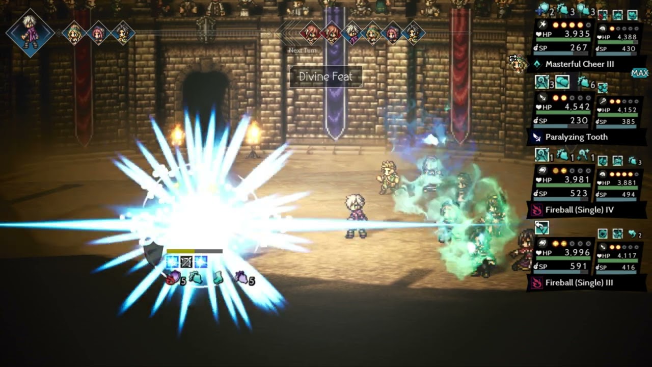 Octopath COTC - Gertrude (100% consistent no RNG)