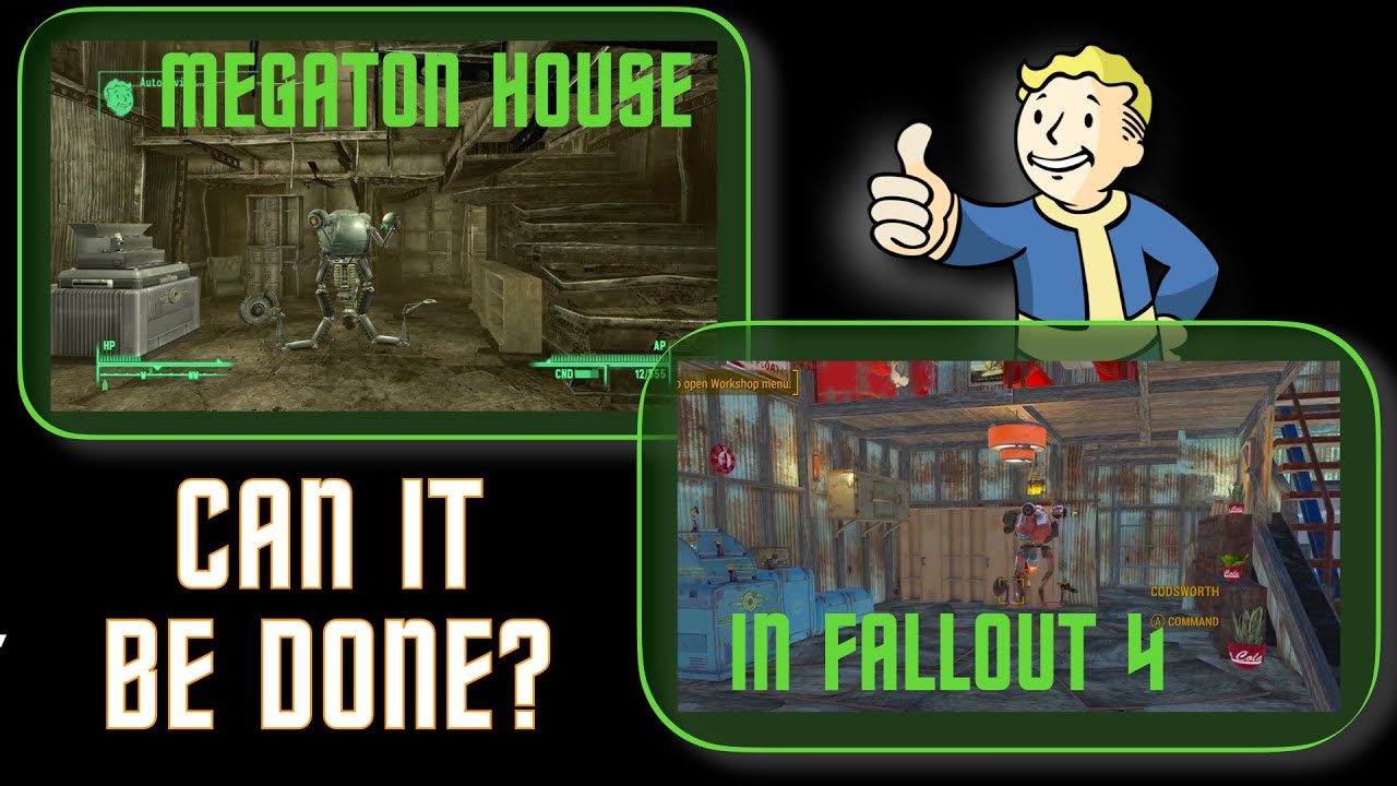 Can You Build The Fallout 3 Megaton Player Home in Fallout 4? With No Mods?