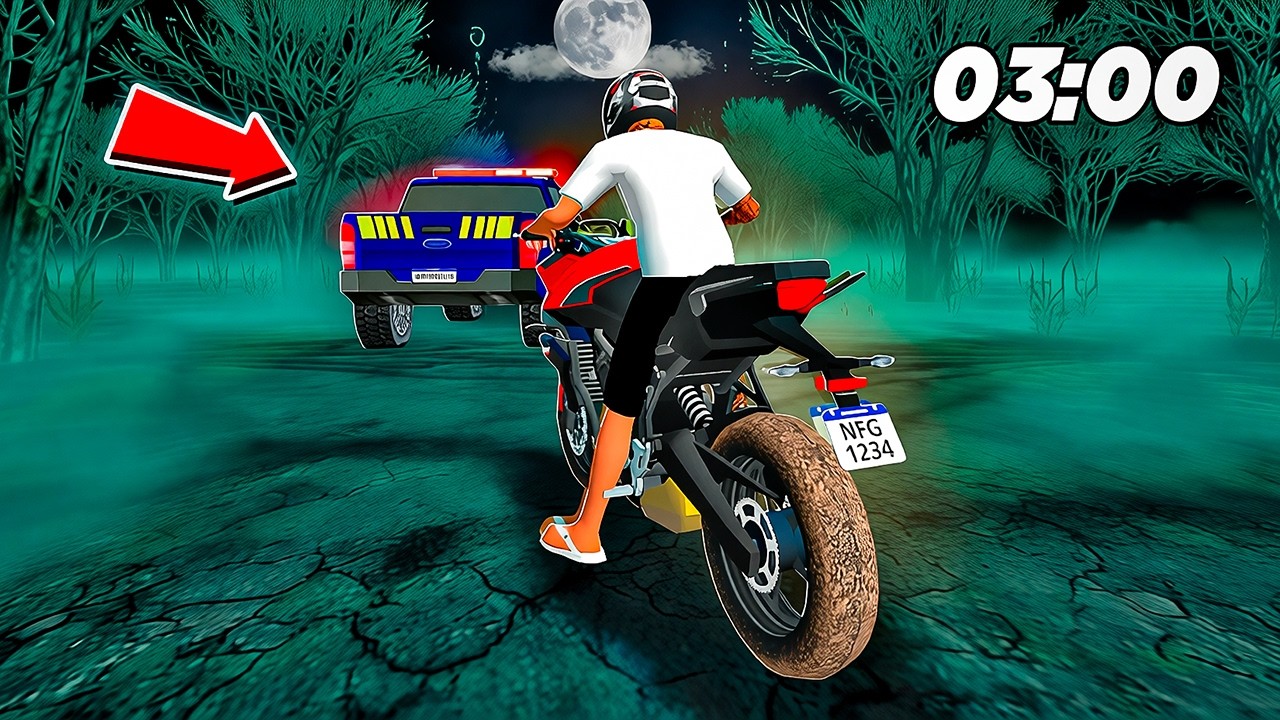 SEGUÍ UNA PATRULLA Y CASI SALE MUY MAL 🚓😱 | Moto Wheelie 3D