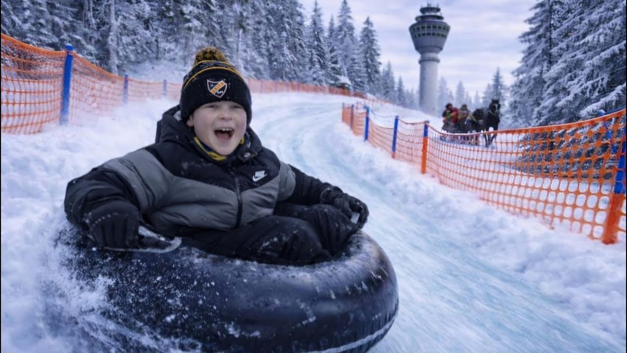 TALVIPÄIVÄ Puijolla - rekeä ja snowtubea