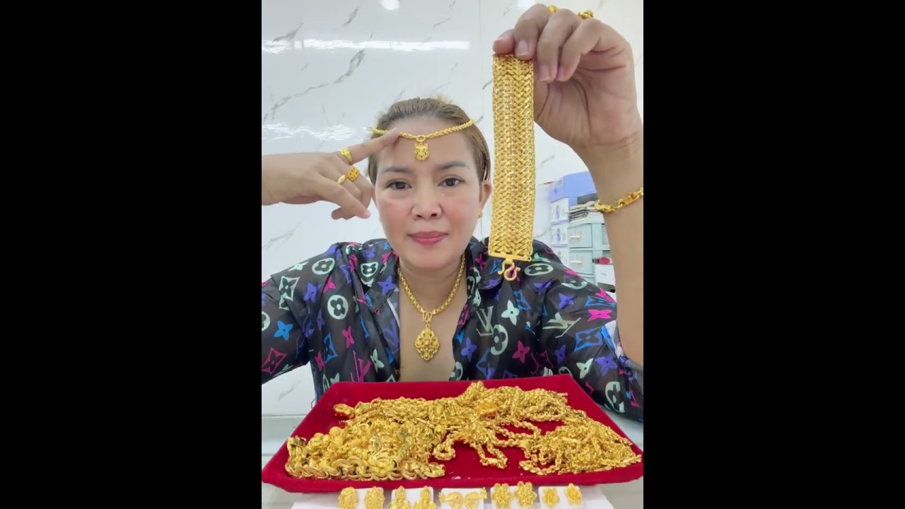 ខ្សែករ ខ្សែដៃ មាសខ្មែរ ម៉ូតថ្មីស្អាតៗ Gold Jewelry Collection That Will Leave You Speechless