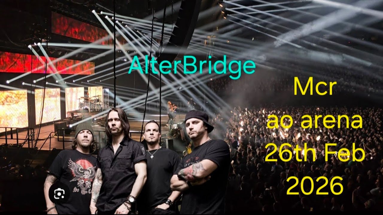 Alter Bridge 26th Feb 2026 ao Arena Manchester.
