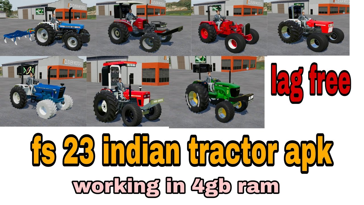 Fs 23 indian tractor modified apk || fs 23 apk || farming simulator 23 indian tractor modified apk