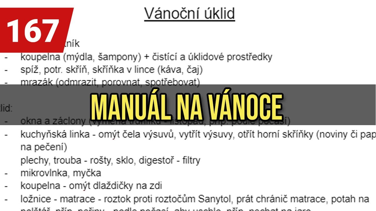 VÁNOČNÍ MANUÁL🎄 - úklid, cukroví, jídlo, dárky | Co je třeba vše zařídit? | Jak slavíme Vánoce