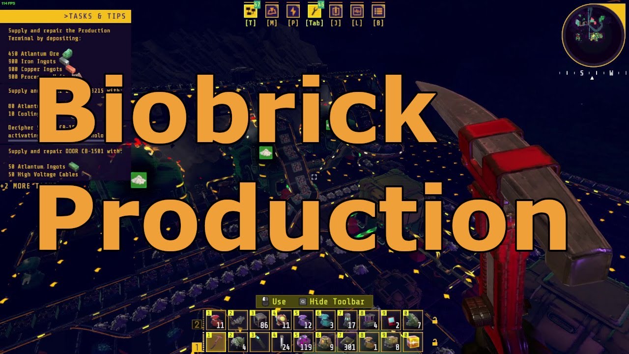 Techtonica Tips & Tricks - Biobrick production line