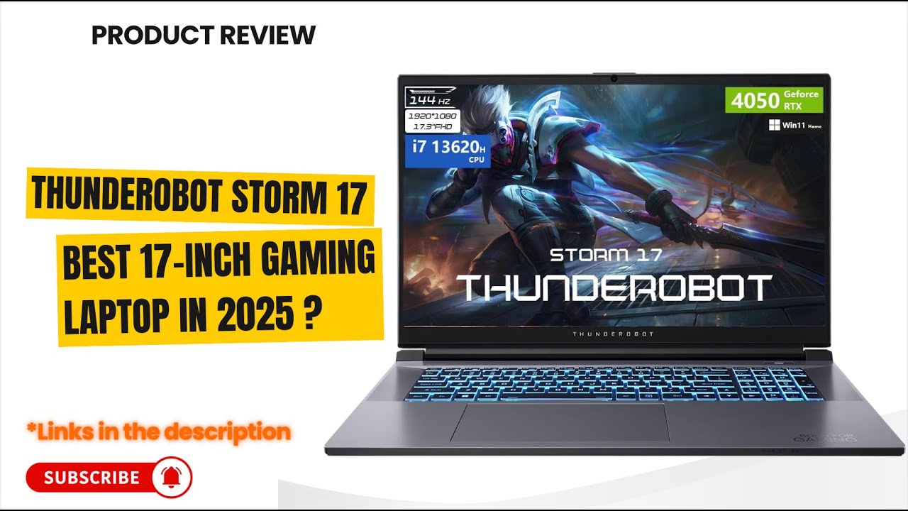Thunderobot Storm 17 Gaming Laptop Review | i7-13620H + RTX 4050 + 32GB RAM + 1TB SSD | 144Hz Beast!