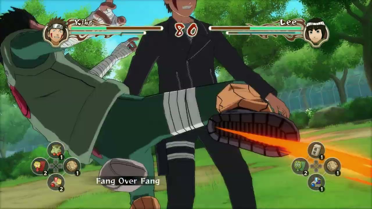 Kiba vs Rock Lee - Naruto Shippuden Ultimate Ninja Storm 2