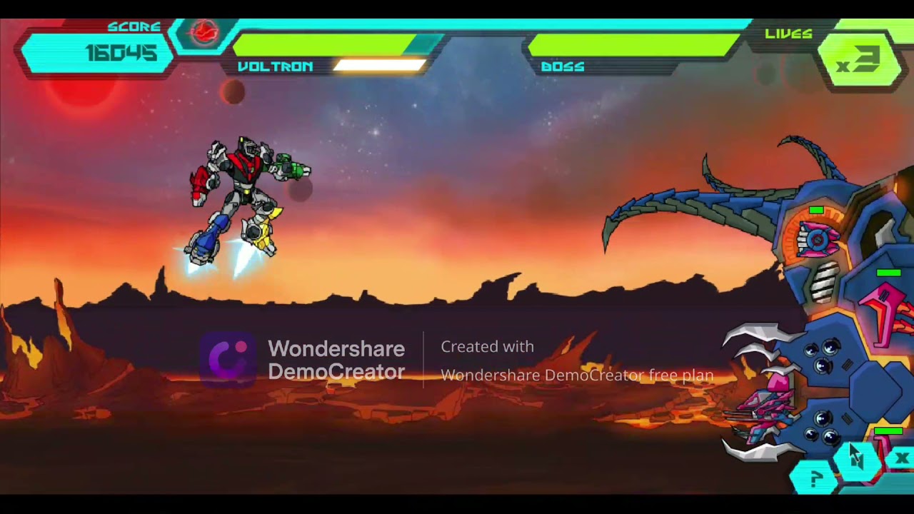 Voltron Force: Ultimate Victory - Level 1 gameplay