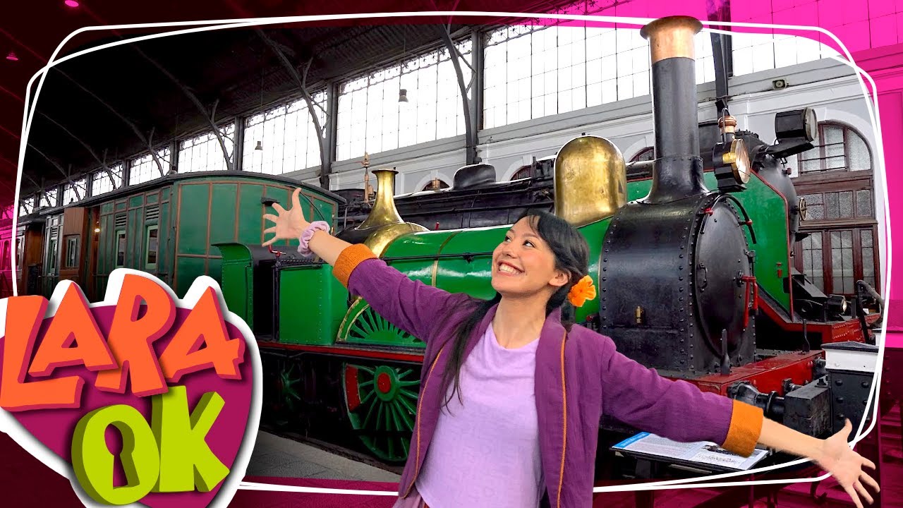 El Museo del Ferrocarril de Madrid | Aprende con LARA OK | Vídeos educativos para niños