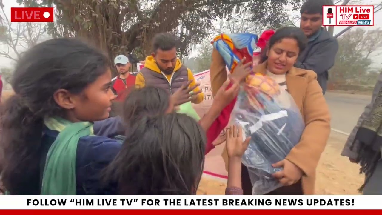 Rotaract Club of Dronacharya College marked the beginning of the New Year by distributing blankets