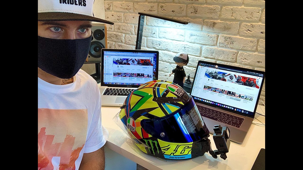 AGV Pista GP R установка камеры GoPro 7 на пластилин Loctite или Sugru / замена визора