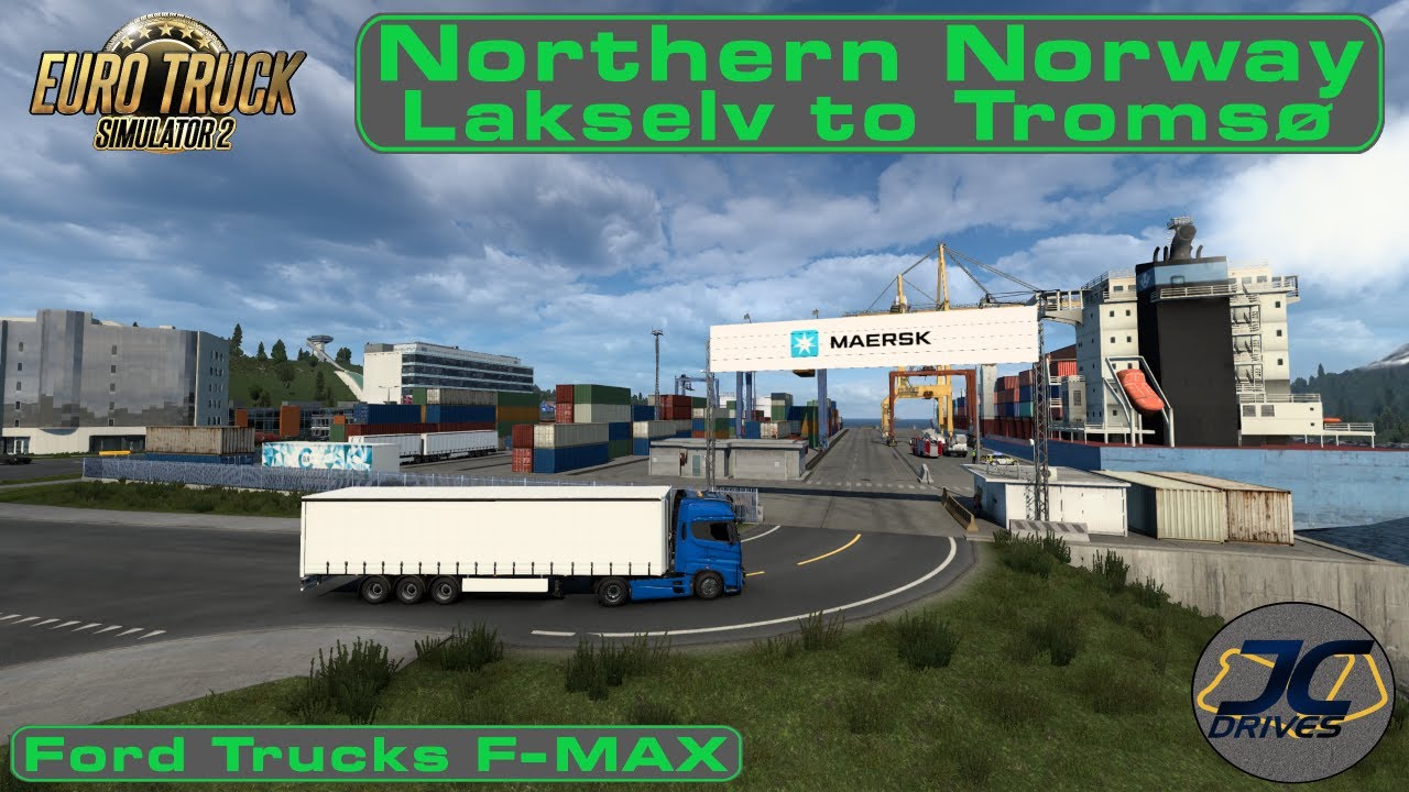 Euro Truck Simulator 2 - Day #57 - Ford F-MAX - Norther Norway - Tromsø