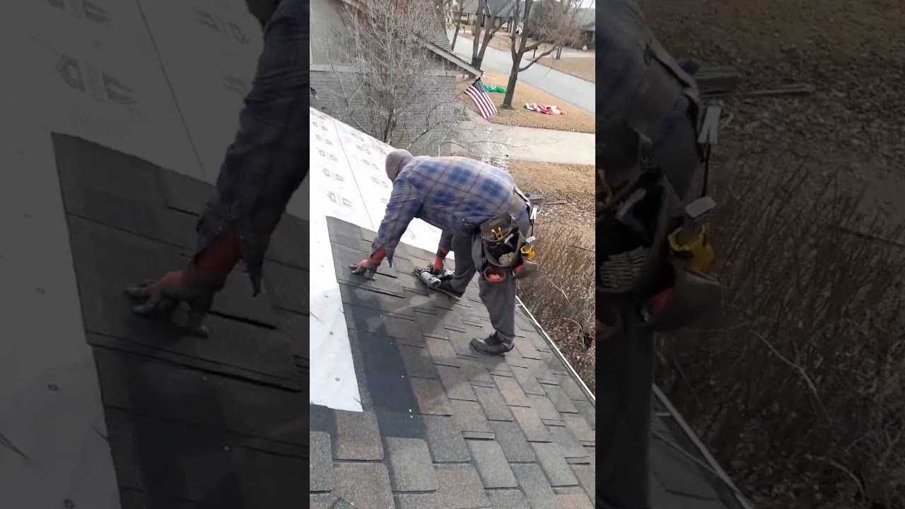 instalación de  Belmont Shingles