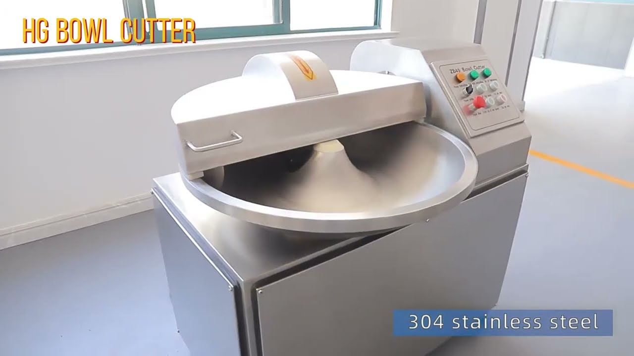 Industrial used meat bowl cutter sausage making bowl chopper
