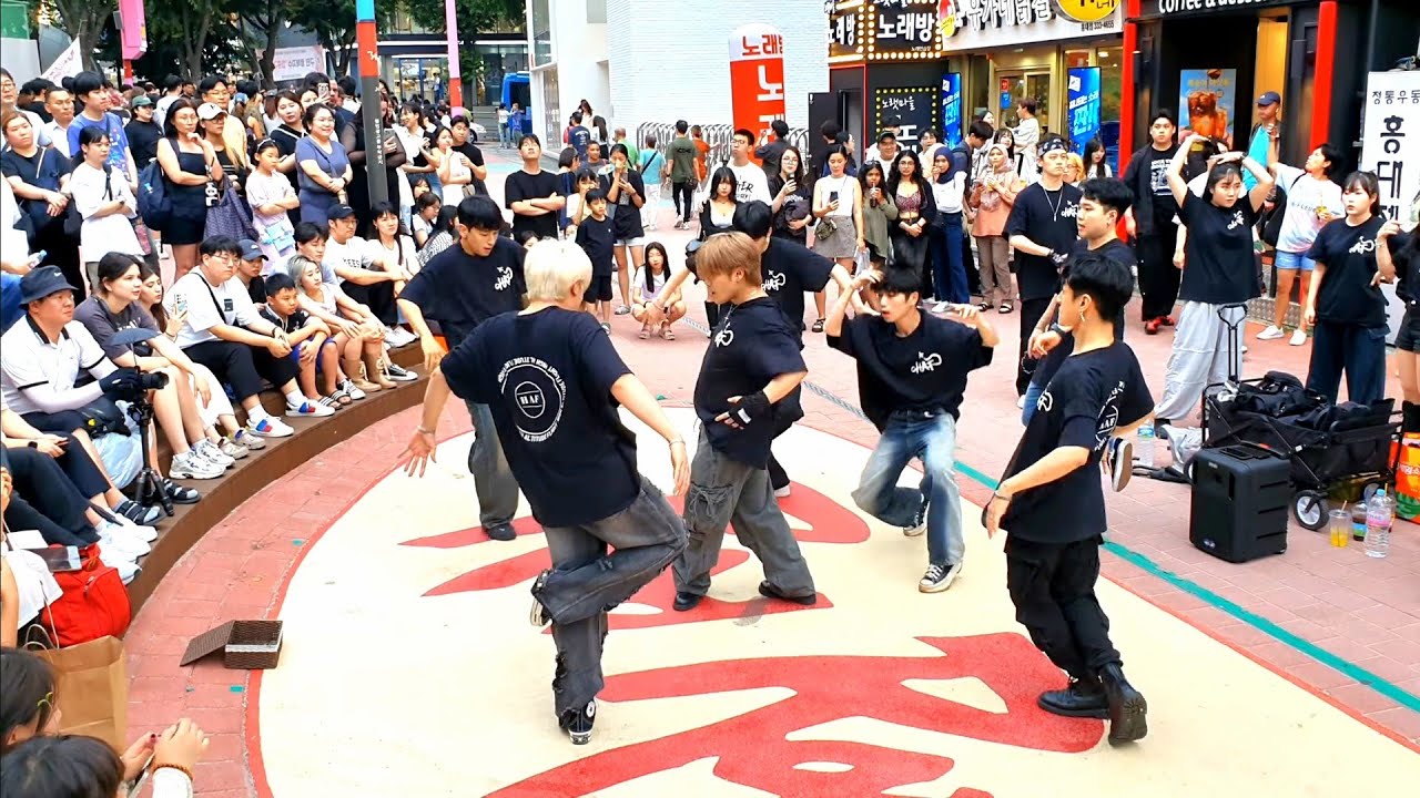 [STREET ARTIST] HAF. INTERACTIVE HONGDAE BUSKING. 240629.