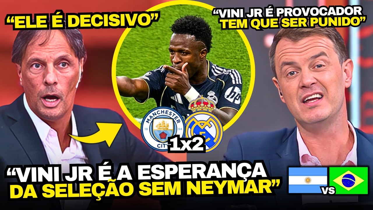 IMPRENSA ARGENTINA SE RENDEU AO VINICIUS JR E CRITICOU A PROVOCAÇÃO