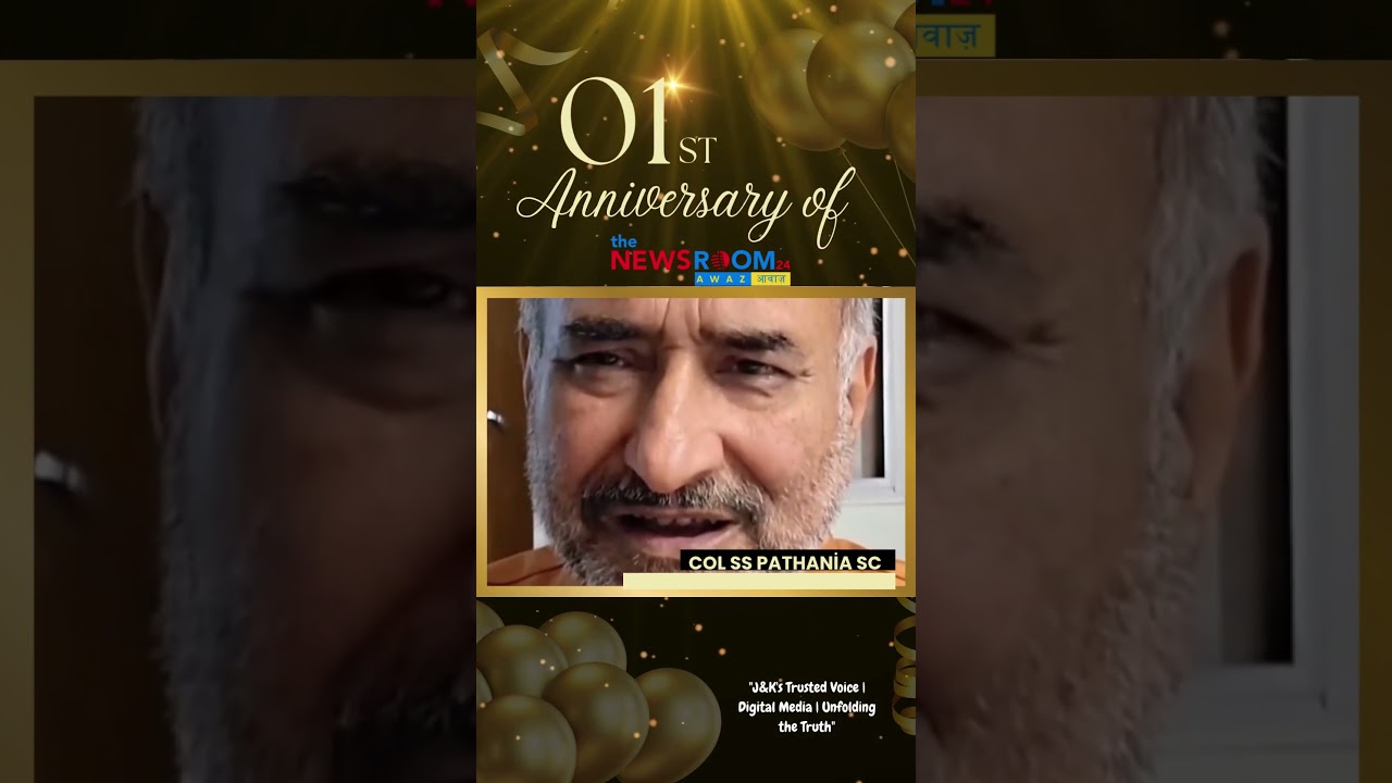 TNR 24 - Awaz, celebrating first successful year. Wishes from Col SS Pathania SC