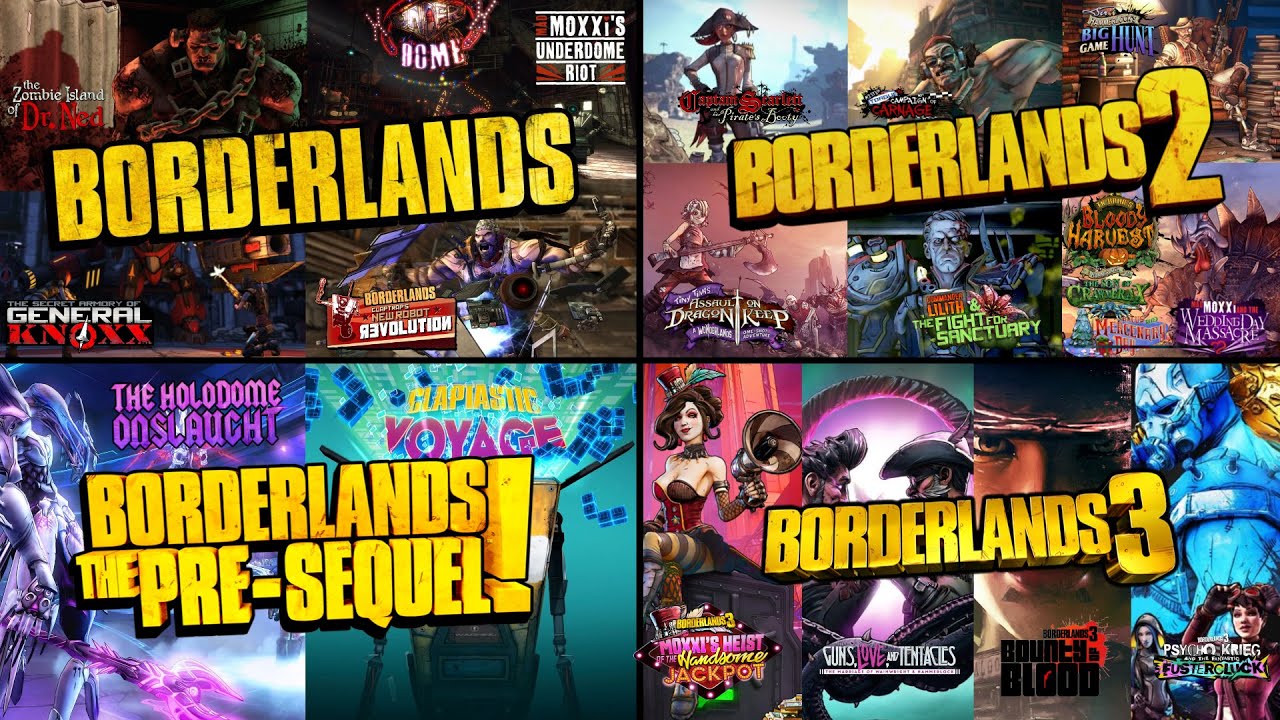Cual es el orden de los DLC de todo Borderlands
