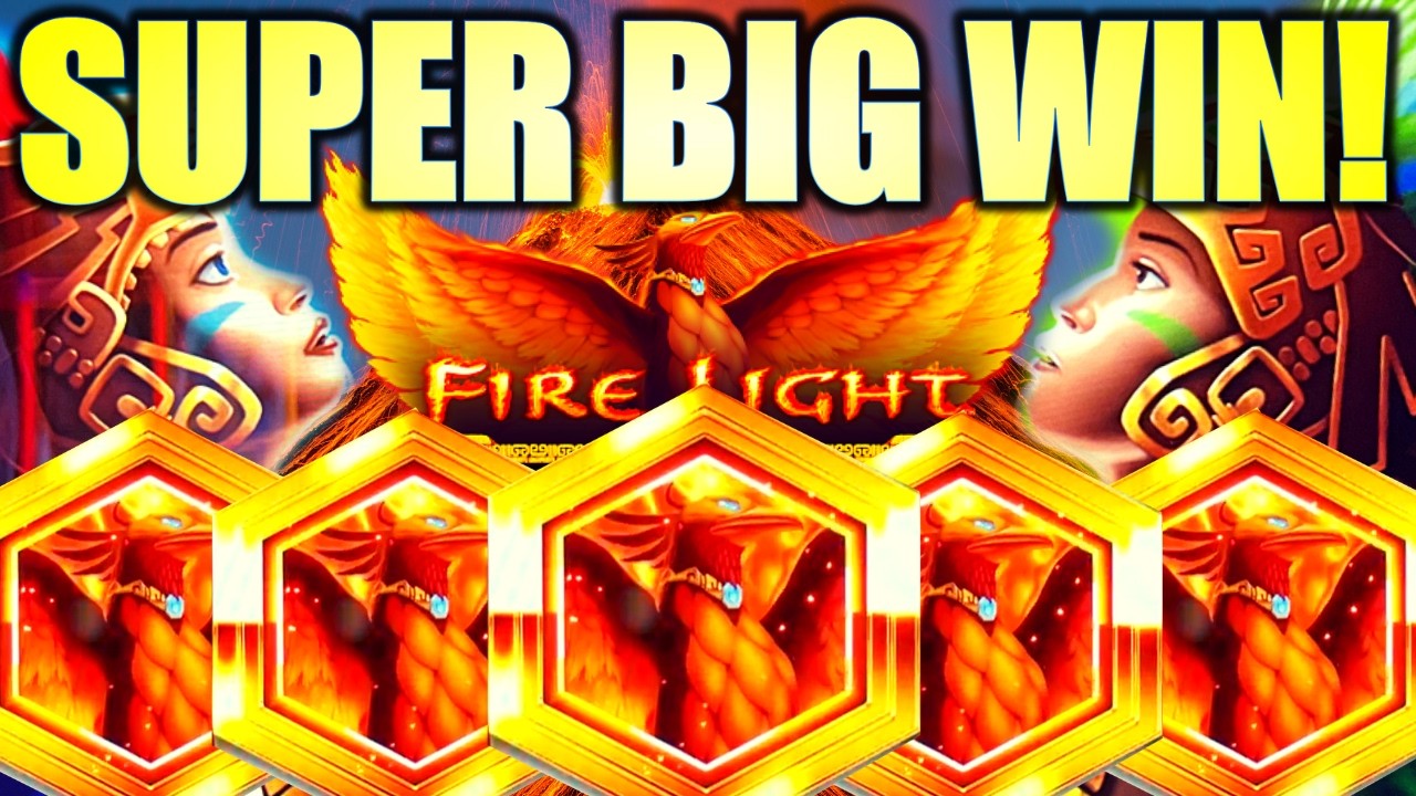 ALL 5 GOLD PHOENIX BIRDS!! TOP FEATURE! 🐦‍🔥 FIRE LIGHT ERUPTION Slot Machine (ARISTOCRAT GAMING)