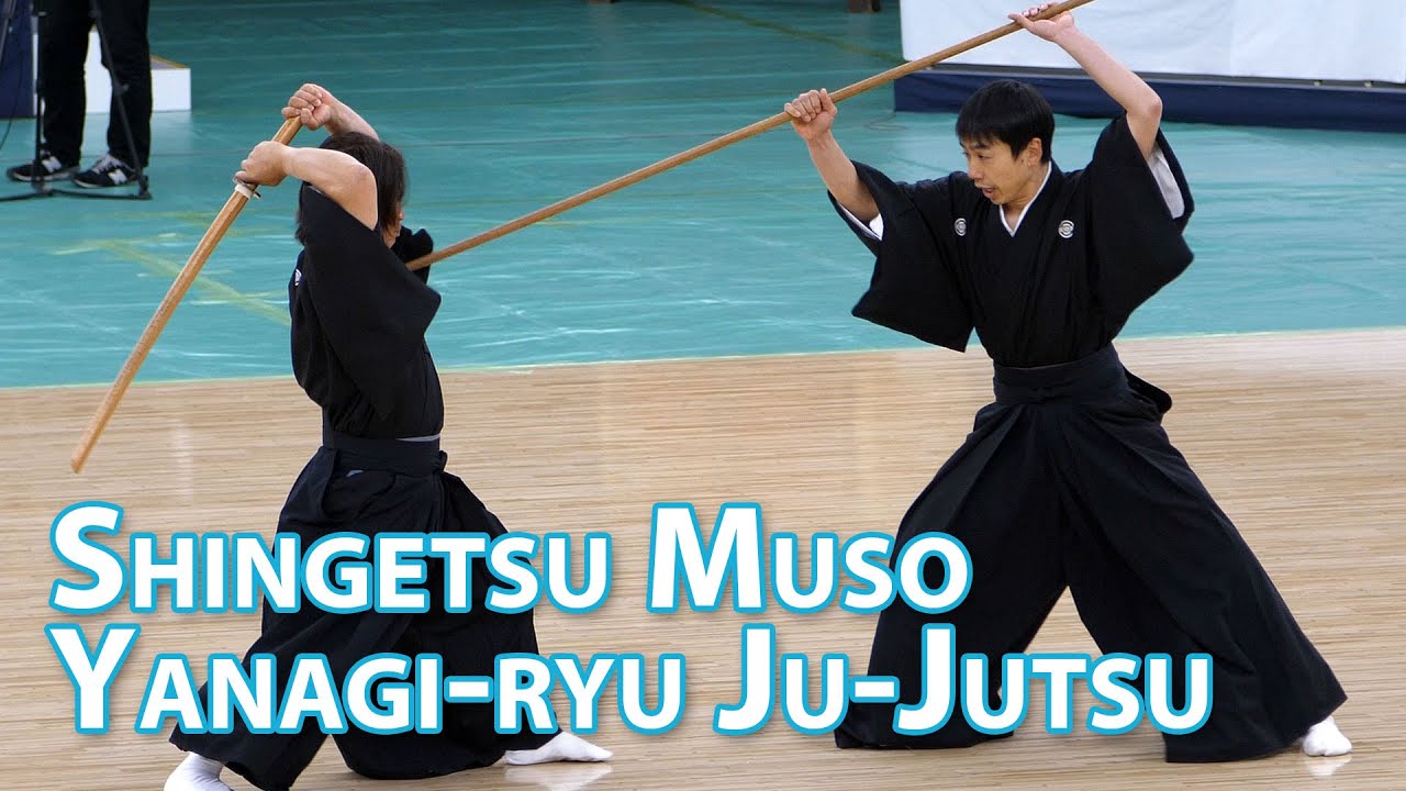 Shingetsu Muso Yanagi-ryu Ju-Jutsu [4K 60fps] - 46th Japanese Kobudo Demonstration