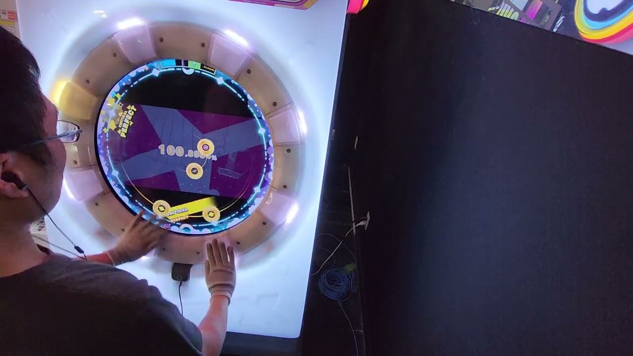 【maimai手元動画】 ワールドワイドワンダー MASTER 初FC&SSS+ 100.6774%