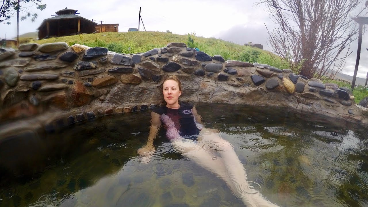 Hot springs in Mongolia