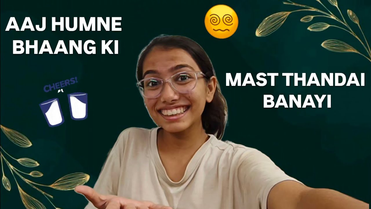 Aaj humne bhaang banayi😋Maheshwari Prajapati|vlogs 