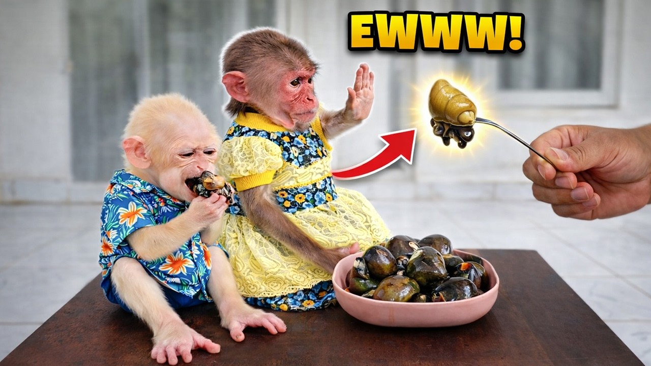 EWWW! Kyo Refused to Eat This&hellip; But Look at the Other Monkey! 😲🐒