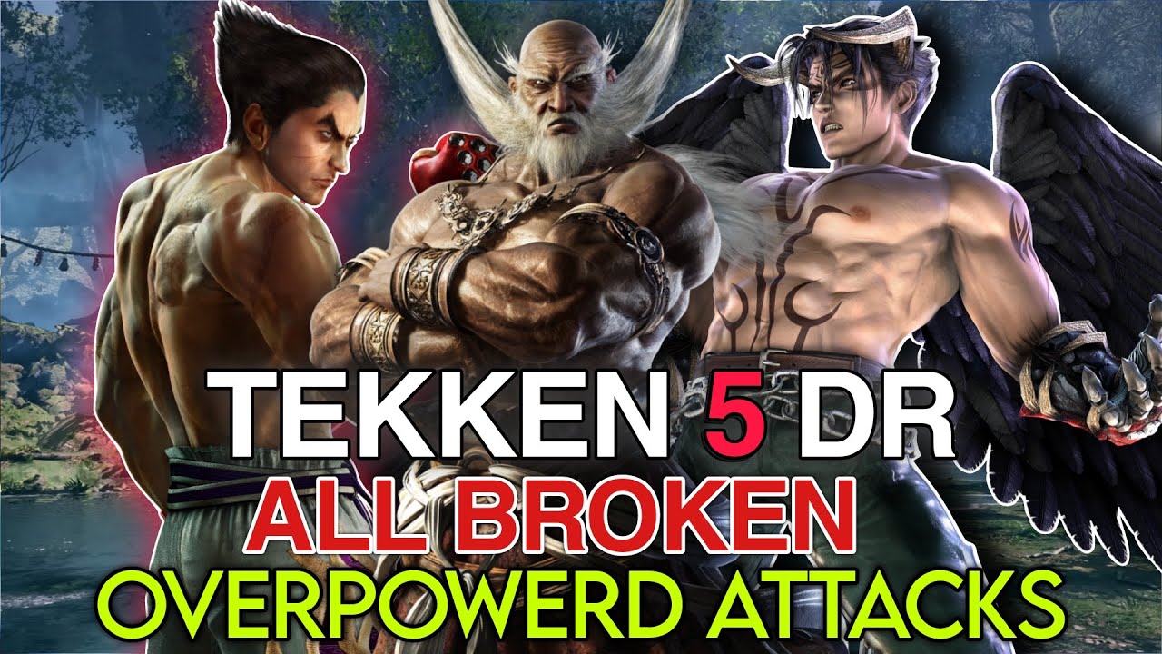 Tekken 5 Dark Resurrection | All Broken Overpowered Moves