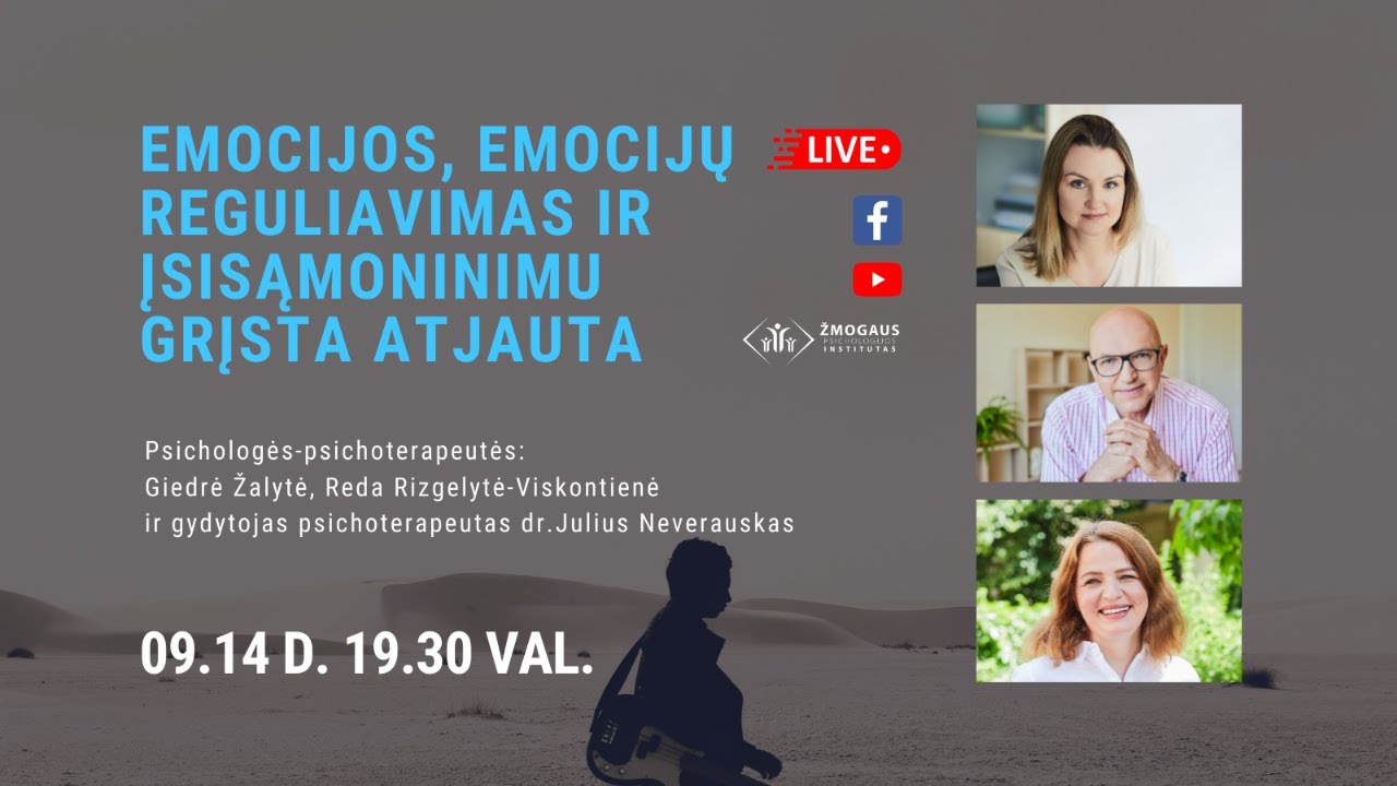 Emocijos, emocijų reguliavimas ir įsisąmoninimu grįsta atjauta