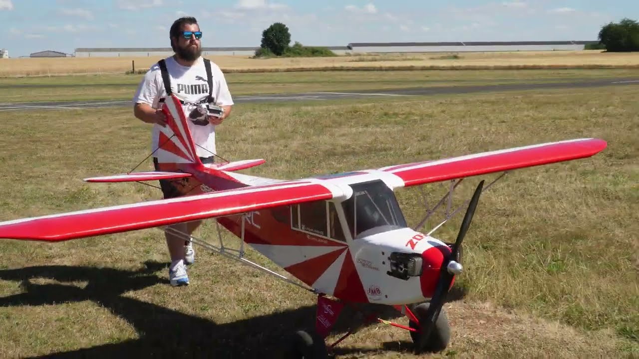 Bill Hempel super cub 40% (4m wingspan) - ZDZ 195 Engine