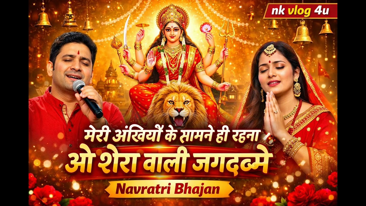मेरी अंखियों के सामने ही रहना ओ शेरा वाली जगदम्बे 🙏 | Mata Rani Bhajan | Navratri Special Bhajan |