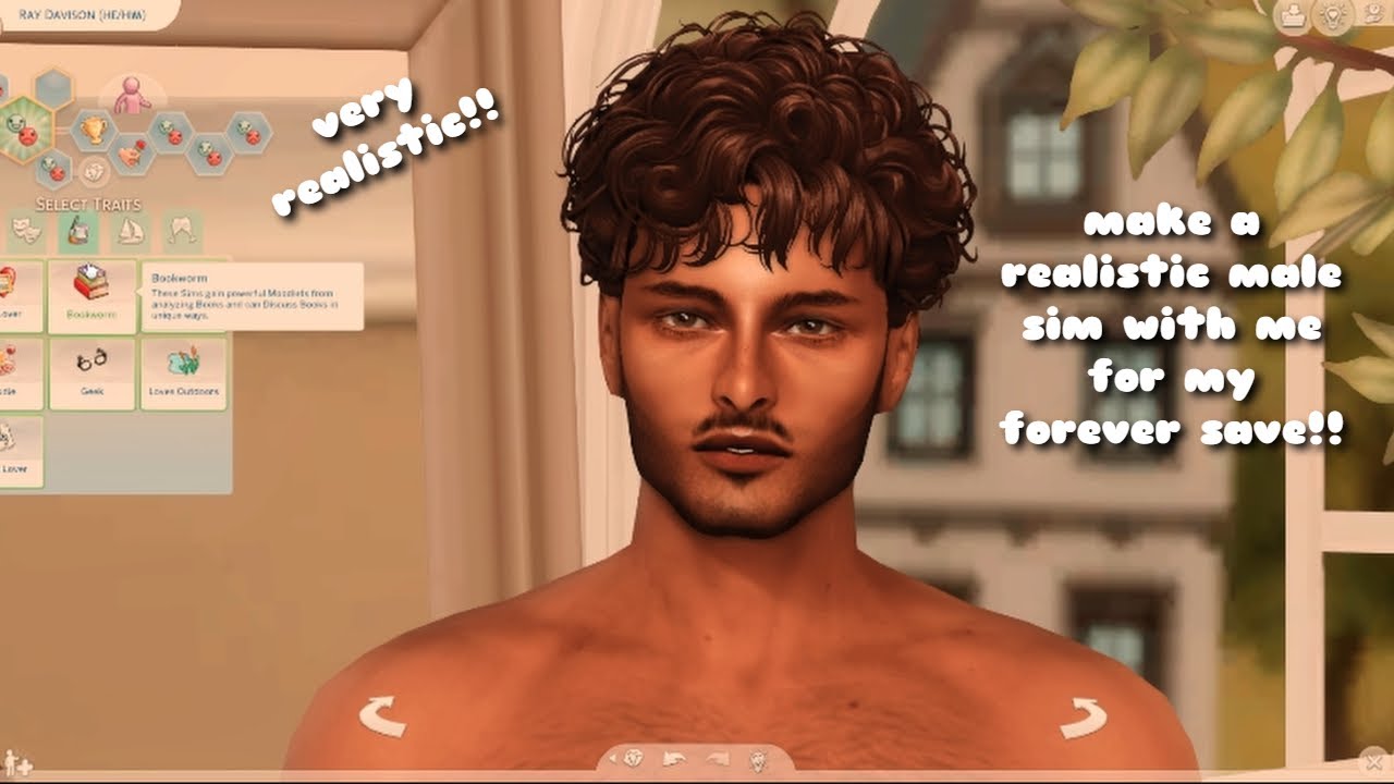Creating a Realistic Male Sim 🤍 | Cozy CAS | The Sims 4