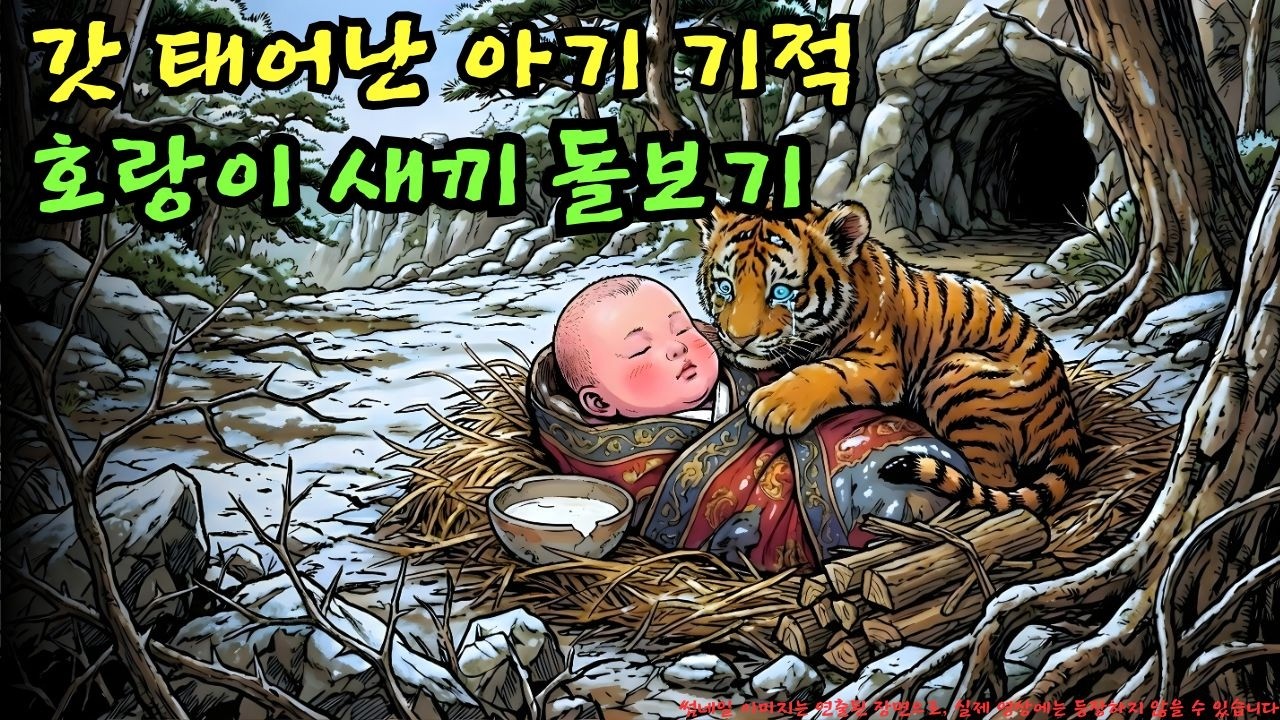 👉 호랑이 새끼의 보살핌 아래 기적처럼 자라난 갓난아기… 이 행동은 과연 위험하지 않을까?ㅣ옛날이야기 ㅣ민담 ㅣ오디오북ㅣ전설ㅣ설화 ㅣ야담