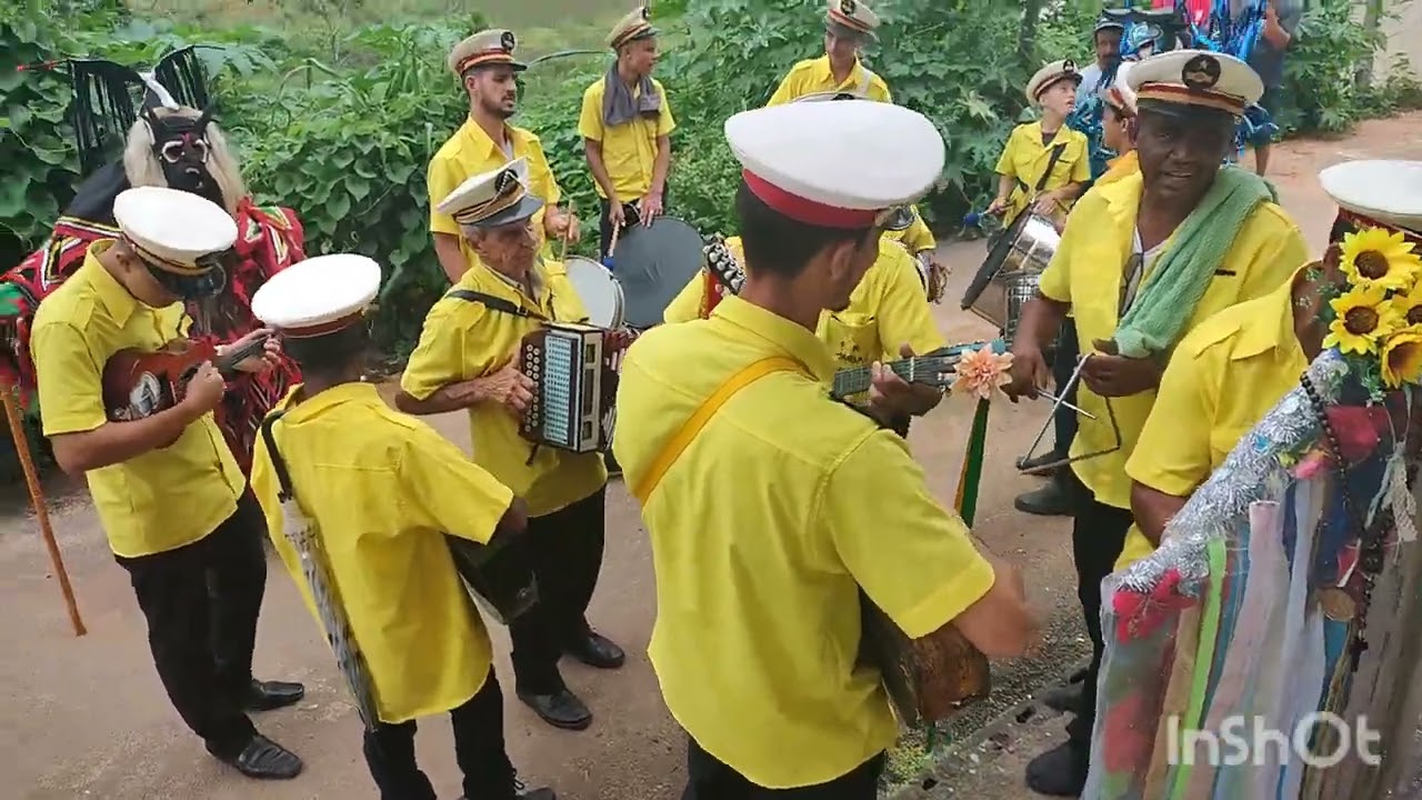 Chegada da Folia de Reis Lombas em Angustura 01/01/2023